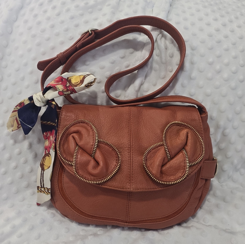 See By Chloe Stylish Tan Leather Shoulder Bag